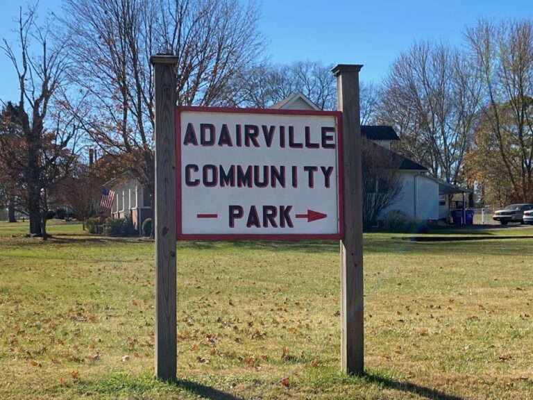 Adairville Community Park sign